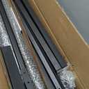 2 Pack Shipping Container Shelving Shelf Capacity up to 1100 lbs, 3 Tiers Shipping Container Hanging Bracket Shelf Rack Shipping Container Accessories for Cargo Storage (Black)