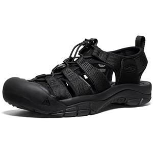 KEEN Women's Newport H2 Closed Toe Water Sandals, 8.5, Black