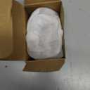 KANARY Kitchen Sink Basket Strainer Replacement for Standard Drains (3-1/2 Inch) Stainless Steel Body with Rubber Stopper (Pack of 2, White)