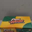 Flexi Hose with 8 Function Nozzle, 75FT  Lightweight Expandable Garden Hose, NoKink Flexibility, 3/4 Inch Solid Brass Fittings and Double Latex Core  Green