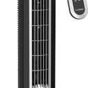 Lasko 2511C 36” Oscillating Tower Fan with Remote Control, Space Saving, for Indoor, Bedroom and Home Office, Black