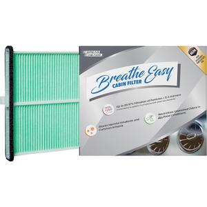 Spearhead HEPA Breathe Easy Cabin Filter, Up to 99.97% Filtration of 0.3 Micron Particles w/No Airflow Reduction (BE-811H)