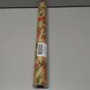 LaRibbons Kraft Christmas Wrapping Paper Mini Roll, Holly Leaves and Red Berries Pattern, for Classic Christmas, Winter Holiday Gift Wrapping, 17" x 33' (46.7 sq. ft)