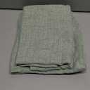 BGment Short Linen Curtains 45 Inch Length for Window, Sage Textured Drapes Rod Pocket Light Filtering Privacy for Kitchen Bathroom Cafe Bedroom Back Tab, 2 Panel, 42 Inch Wide Each Panel