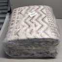 Color&Geometry Thin Indoor Door Mat with Non Slip TPE Backing, 32"x48", Low Profile Front Door Mat, Washable Entry Rugs Mats for Inside Entryway, Hallway, Easy to Clean, Oatmeal Stitch (Geometric-beige and Camel)