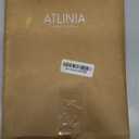 ATLINIA 100% Linen Pillowcases Set of 2, Euro Size 26" x 26" Pillow Case, Linen Pillow Sham (Natural)
