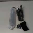 Travel Mini Waver Hair Tool Crimper for Women 0.4 inch Small Double Barrel S Waver Curling Iron Dual Voltage (110-240V) with European Plug Adapter, 5 Temps, Anti-scalding, Auto-Off (Black)