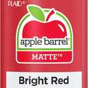 Apple Barrel Acrylic Paint in Assorted Colors (2 oz), 20501, Bright Red
