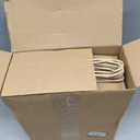 BURVAGY 200Pcs Small Kraft Paper Gift Bags with Handles 5.25x3.25x8.25 Inches Bulk Grocery Retail Party Favor Shopping Bags (Brown)