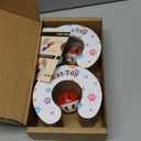 2 Pcs Kitty Toys Magic Organ Cat Scratching Board Toy for Indoor Cats Twisty Paws cat Toys Foldable Accordion Honeycomb Kitten curlz Cat Scratcher with Ball (2pcs)