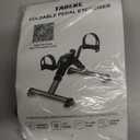 GOREDI Under Desk Bike Pedal Exerciser, Upper & Lower Peddler Exerciser for Seniors with LCD Display, Fitness Folding Arm Leg Workout