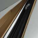 LazBlinds No Tools No Drill Cordless 1" Vinyl Mini Blinds, 100% Blackout Blinds for Indoor Windows, Room Darkening Privacy Window Blinds and Shades for Interior, 43" W x 64" H, Black