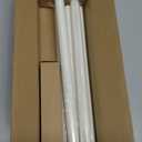 Heavy Duty Curtain Rods for Windows 48 to 84 Inches, White Adjustable Curtain Rods with Diamond Finials for Bedroom, Living Room, Patio, Kitchen, Farmhouse