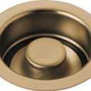 Delta Faucet 72030-CZ Disposal and Flange Stopper, Kitchen, Champagne Bronze, 4.50 x 4.50 x 4.50 inches