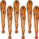 Zhanmai 6 Pcs Inflatable Baseball Bat Inflatable Axe Cave Bat Caveman Stick Caveman for Club Cosplay Birthday Party Supplies Halloween Carnival Decoration