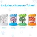 hand2mind Changing Seasons Sensory Tubes, Calm Down Corner Supplies, Quiet Fidgets, Travel Toddler Toys, Preschool Classroom Must Haves, Hands-On Stress Relief Toy, Anxiety Relief Items for Kids