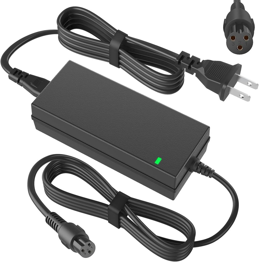 42V 2A Power Adapter with 3-Prong Inline Connector for 36V Pocket Mod,Dirt Quad,and Sports Mod Power Supply Adapter