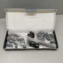 Motorcycle Bike Handlebar Double clamp Mount Invisible Selfie Stick Super Camera Clamp 360Rotating Extendable Ballhead Magic Arm 60'' for Insta360 ONE X3 X2 X RS R Go 2 3 Action Camera, Black