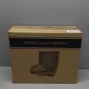 Record Player 3 Speed Bluetooth Portable Suitcase Vinyl Player with Built-in Speakers Turntable Enhanced Audio Sound PU Leather Vintage, Blue 