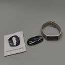 Zeacool Fitness Tracker with Heart Rate Blood Oxygen Blood Pressure Sleep Monitor,1.10''AMOLED Touch Color Screen,IP67 Waterproof Activity Tracker,Step Counter for Walking for Women Men (Beige)