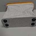 StorageWorks Toilet Paper Storage with Bamboo Lid, Toilet Paper Holder Basket for Up to 9 Mega or 12 Regular Size Rolls, Medium Paper Storage Baskets for Bathroom, Grey, 1 Pack