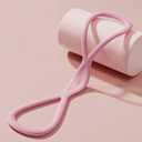 Figure 8 Resistance Band for Women & Men  15LB/25LB Silicone Pull Rope for Shoulder, Back & Arm Workout  Non-Slip Handles, Home Gym & Yoga