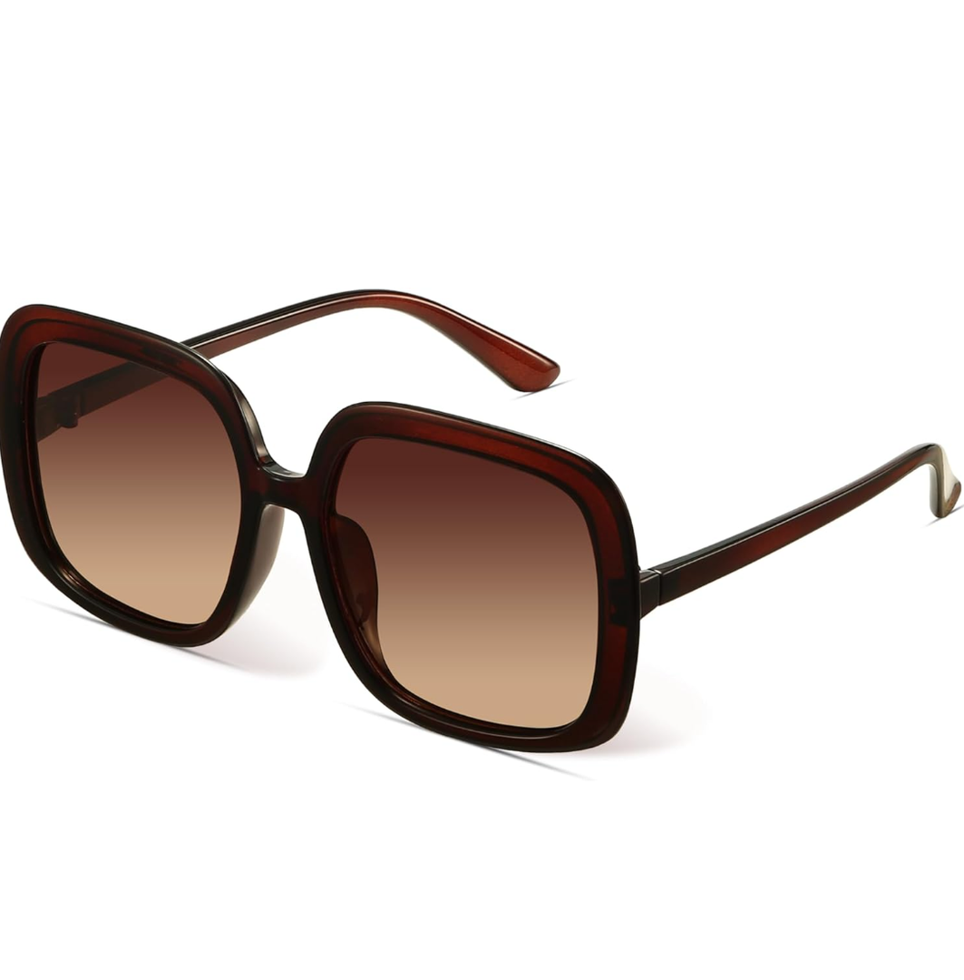 miyya Oversized Polarized Sunglasses Women, Trendy Retro Sun Glasses for Women 2025, Oversized Shades