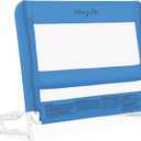 Dream On Me Lightweight Mesh Security Adjustable Bed Rail for Toddler, Breathable Mesh Fabric, Suitable for All Types Of Beds, Reinforced Anchor System Bed Guard Rail, Blue