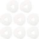 BOXOB 8pcs Replacement Mop Pads for Narwal Freo Pro X Ultra/Freo Z Ultra / T10 / J3 / J4, Premium Microfiber Washable Reusable Mop Cloth for Robot Vacuum Cleaner Accessories (White)