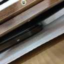 Washer Dryer Countertop, 27.5 x 54 Inch Washer and Dryer Countertop for Laundry Room Organization with Edge Wooden, Brown