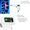 Electric Chiropractic Massager 400N, 4 Levels Force Spine Correction Massage, 10pcs Multifuction Heads for Adjusting Chiropractic, Soothing Bones, Massage Acupuncture Points