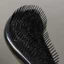 Crave Naturals Glide Thru Detangling Brush, Detangler Brush for Curly, Straight, Wet and Dry Hair Comb for Adults and Kids, Hair Accessories for Women, Black (1 Pack (Regular))