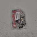 AITRIP 5 Pack Heavy Duty Rocker Toggle Switch 12V 20A SPST ON/Off 2Pin with Red Aircraft Safety Cover for Auto Car Marine Boat