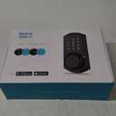 Veise VE06-H Smart Front Door Lock Set, App Control, Keyless Entry Deadbolt with Lever Handle, Electronic Digital Touchscreen Keypad, Auto Lock, Easy Install, Matte Black