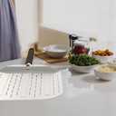 Pizza Peel 12 inch with Long Foldable Handle  Aluminum Pizza Paddle  Pizza Spatula or Pizza Turning Peel  Pizza Oven Accessories  For Baking Dough, Bread and Pastry, NNU-PP-12-PRO