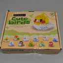 Cute Mini Parrot Micro Blocks Building Blocks, 12 PC Small Bird Series Mini Bricks Animal Toy, Unique Animal Model Present for 14+ Kids or Adults