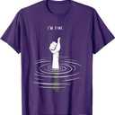 I'm Fine Like Hand Thumbs Up On Water Surface - I'm Fine T-Shirt, Size XXL