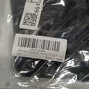 ASPO Men's Windproof Warm Golf Vest Outerwear with 6 Pockets Waterproof Winter Softshell Sleeveless Puffer Jacket for Hiking (Large, Black)