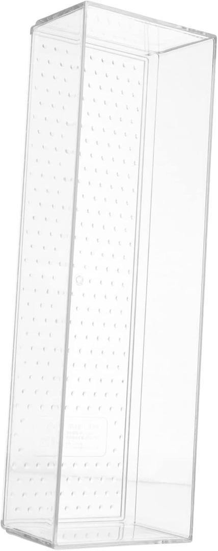 MAGICLULU Plastic Drawer Storage Box with Dividers Translucent Kitchen Partition Organizer for Makeup Office and Bathroom Stackable and Durable Storage