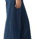Levi's Women's 318 Shaping Wide-Leg Jeans (Blue, L) 34"