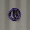 Charger Plug Micro USB Cable Compatible for Samsung Galaxy S7 S6 J7 J7V J3 J3V J8 J5 A6 A10 Note 5 4,LG K50 K40 K30 K20 V10,Moto E6 E5 G4 G5,Tablet,Wall Charging Block Fast Charging Android Phone Cord (Purple)