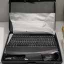 SABLUTE Wireless Keyboard and Mouse Combo, Rechargeable 4000mAh Light up Quiet Keyboard with Wrist Rest & Phone Holder, Ergonomic Silent Typing for PC/Mac/Laptop/Windows/Chrome OS (Black)