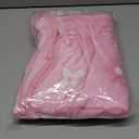 Cartoon Printing Throw Blanket for Girls Kids Adults, 40"x55", All Seasons Flannel Fleece Blanket, Soft & Warm Plush Blankets for Couch Sofa Bed Camping Travel (Pink 002)