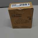 LEVERLOC Soap Holder Dish with Hooks for Shower, Bar Suction Cup Soap Tray Wall Mounted, Rustproof Stainless Steel Sponge Holder Caddy for Bathroom Bathtub Kitchen Sink, Black (1 Tier)