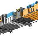 EVERHANGER Wall Mount Garage Storage Shelves, 33in x 24in Heavy Duty Shelf Organizer for Storage Bins, Power Tools, Holds 525lbs, 3 Pack Black