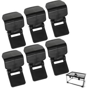 4 x VILLCASE Reptile Feeding Tank Buckles 6 Pack Anti-Escape Lock Clips for Turtle and Amphibian Terrarium Lids Compatible with Nomo Yl-07 Tanks 1.85X1.14X0.98 Inch Durable Plastic Locks
