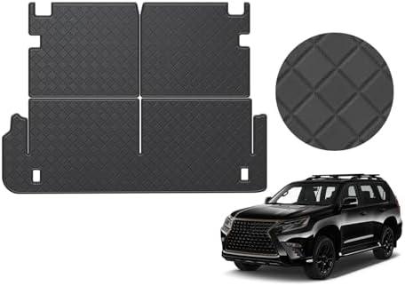 TTX LIGHTING Cargo Mat & Backrest Mat Compatible with 2010-2023 GX460 - Leather Trunk Liner Back Seat Cover Protector - All Weather Protection PU Leather Cargo Liner and Backrest Mat GX460 Accessories