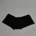 SHARICCA Womens Sexy Mesh Ruffle Panties Booty Boy Shorts Underwear (Black, S/ M)