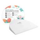 Wonder Living Baby Wedge Pillow for Newborn, Incline, Waterproof, Pregnancy Wedge, Premium Foam with Removable Cover, 15 x 12 x 2.6 inches