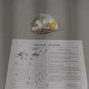 Brushed Nickel 5-Light Bathroom Vanity Light with Floral Clear Glass Shades, Brushed Nickel Wall Mount Lighting for Bathroom, Dressing Table